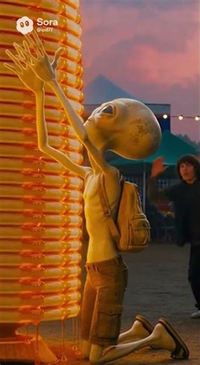 Alien Paul Worships the Giant Pancake Stack