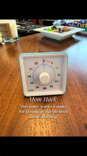 We love this timer and use it often! For getting out the door, for timeout/calm down time, for baking, etc! #MomHacks #momsoftiktok #sahm