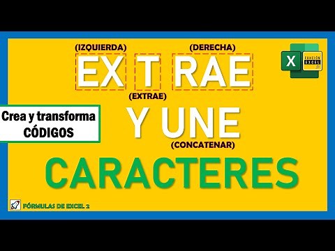 Cómo CREAR CÓDIGOS en Excel | Extraer y Concatenar texto