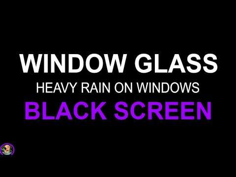 Soothing Relaxation, Rain On Windows, Heavy Rain On Window Glass, Rain Sounds For Sleeping, Sleep
