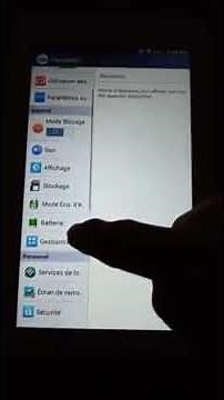 Comment réinitialiser une tablette tactile