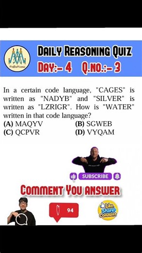 solve this CODE | coding decoding reasoning | #shorts #reasoning