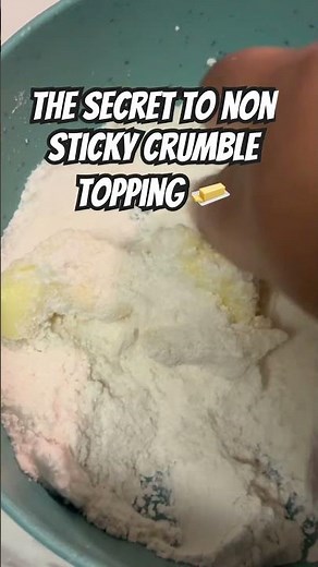 Secret Crumble Topping 🍰✨