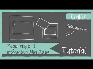 Page Style 3 TUTORIAL for interactive 6x6" and 8x8" Mini Albums