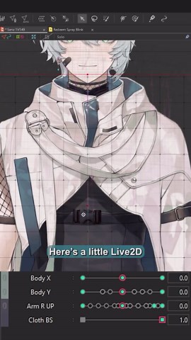 Live2D Cloth Lean Rigging Breakdown for VTubers