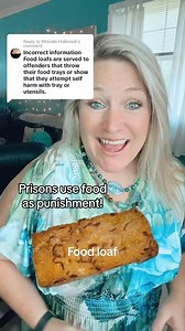 Using food loaf as punishment is illegal in several states. @texasdeptofcriminaljustice continues to use this inhumane practice #texasprisons #tdcj #prison | Marci Marie