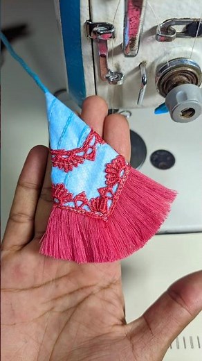 Amazing thread tassel making || sewing tips #tassels