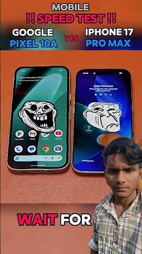 ⚡ ☠️ IPHONE 17 PRO MAX VS GOOGLE PIXEL 10A SPEED TEST!! #iphone #vs #pixel #speedtest #new #phone