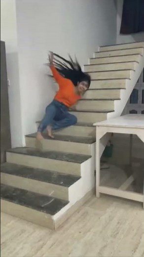 Stairs funny challenge!! 😵 #pragativerma #funny #shorts
