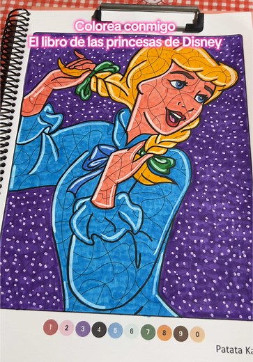 Colorea a las Princesas de Disney