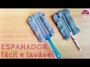 Espanador em tecido: reutilizável e ecológico ;) (DIY Tutorial)