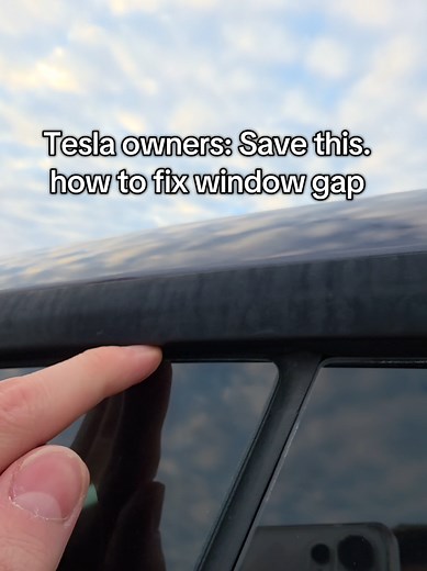 Fixing Tesla Window Gaps to Reduce Wind Noise