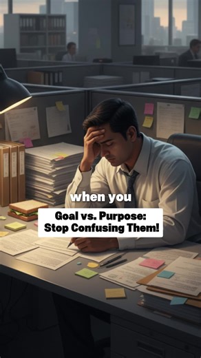 Don’t confuse goals with purpose. Goals are targets. Purpose is meaning. One gives you results, the other gives you direction. When you know your purpose, every goal feels worth chasing Comment below: What’s your purpose behind your biggest goal?