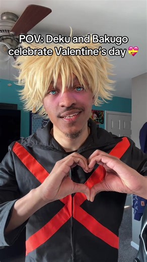 Happy Valentine’s Day! 🧡💚💝 #mha #myheroacademia #bakudeku #cringe #trending