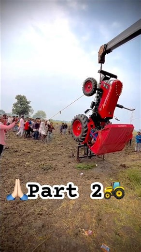 😱 Tractor fell into the well 🙏🏻(Part 2) 🚜 #minivlog #dailyvlog #tractor #work #explore