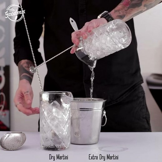"How to" Dry Martini & Extra dry Martini 🍸 | Mr. Goodmix Classic Cocktails