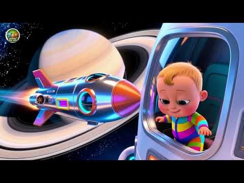 Baby Rocket 🚀✨ Fun Space Adventure Song for Kids | Viral Nursery Rhyme Adventure