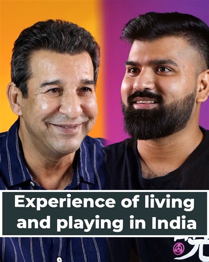 2.5M views · 53K reactions | Experience of living and playing in India ft. Wasim Akram | Daniyal Sheikh | Facebook