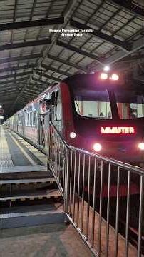 Pemberangkatan krl dari Stasiun SOLO balapan
