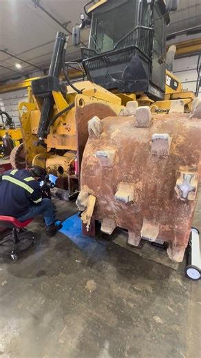 J.J. Scheckel Corporation on Instagram: "Auto Bore welding on a worn Cat 826 compactor front blade mount, which will be built up then re machined back down to spec size to make the joint like new again. Working everyday here at J.J. Scheckel to make machines better for our own fleet and our customers fleets. It’s all in the attention to details. If you need bore welding or line bore machining done, let us know or contact us we can help you out it’s just 1 of the many things we offer customers in