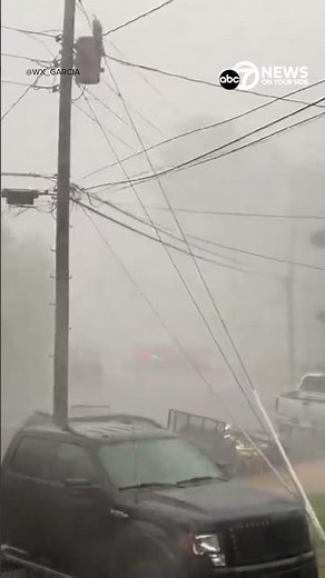 Heavy storm hits Manassas, Va.