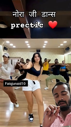 Nora fatehi ❤ dance practice with fans #bts #dance #norafatehi #newsong #bollywood
