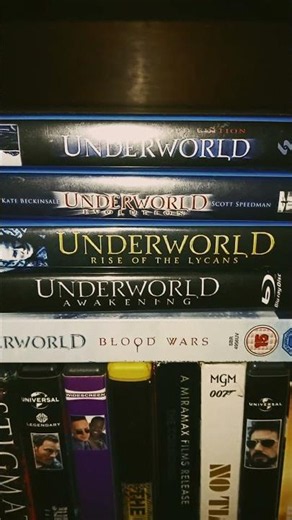 Underworld Blu-ray collection #underworld #bluray #blurays #shorts #collection #collections #short