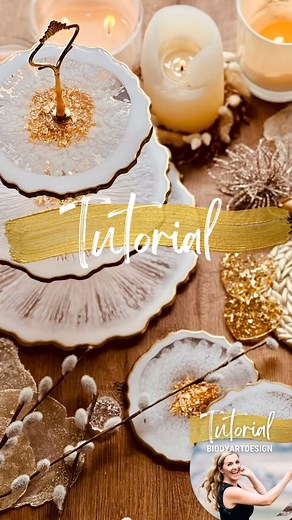 173 reactions | ✨ Sunny white 3D Resin Art Tutorial ✨ Viel Spaß beim...