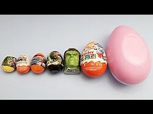 Surprise Eggs Learn Sizes from Smallest to Biggest! Opening Eggs with Toys, Candy and Fun! Part 30