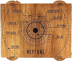 Logica Puzzles Art. Neptune - Brain Teaser in Wood - Secret Box - Difficulty 5/6 Incredible - Star Adventures Series