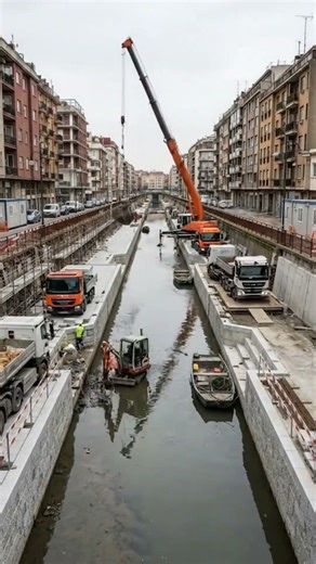 Reconstructing and modernizing a city canal