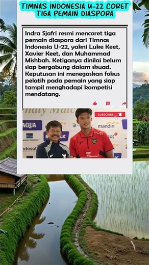 TIMNAS INDONESIA U-22 CORET TIGA PEMAIN DIASPORA