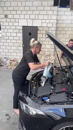 Car Maintenance Tips: Pouring Cleaning Solution Safely