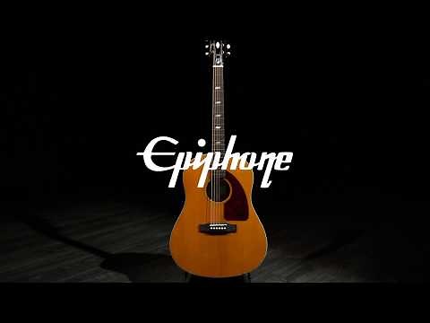 Epiphone Inspired By '1964' Texan Electro Acoustic, Natural | Gear4music demo