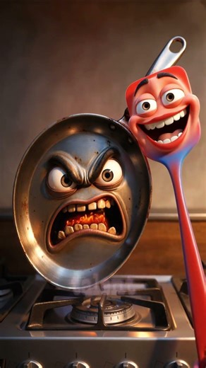 This Argument Between Kitchen Tools Got Out of Hand #shorts #funny #viral