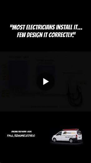 EV Load Management – Engineered for Expansion A 48A EV charger is a continuous load. It requires proper calculation, conductor sizing, and system planning. In this project: • 200A service… | Paul Viscarra | 10 comments