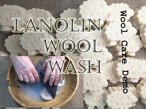 How to make Lanolin Wool Wash Shampoo with demo