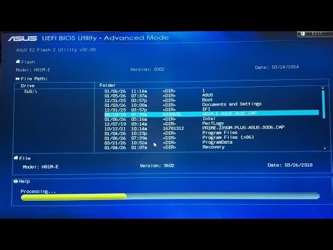 Install chipset drivers and update the BIOS for the Asus H81M-E R1.01 motherboard on Windows 10 P...