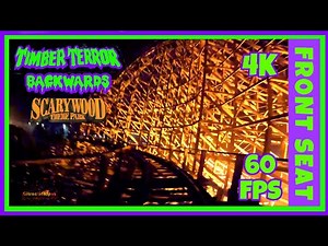 Timber Terror Backwards Front Seat (4K POV) Scarywood Silverwood Theme Park