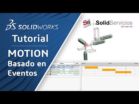 SOLIDWORKS TUTORIAL ➤ Movimiento Basado en Eventos | SOLIDWORKS Motion