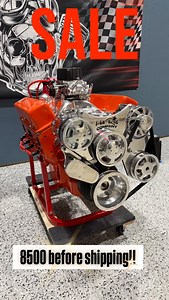 ⸻ 🚨 HUGE 383 SALE ALERT! 🚨 This ain’t your average “built not bought” story — this one was engineered to cause problems (and look damn good doing it). We’re talking: 🧡 Iconic Chevy Orange — because horsepower should pop as hard as it hits 💀 CNC heads 🔥 Nasty Howard’s cam (the kind your neighbors will definitely complain about) ⚙️ Scat steel crank & forged rods — tougher than your ex’s new boyfriend 💦 Polished front drive kit w/ A/C, alternator, power steering & water pump — shiny, function
