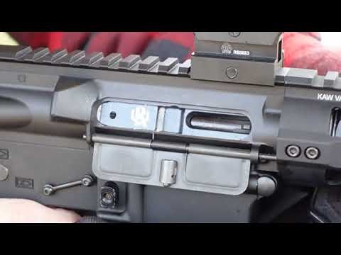 [10] 9mm AR Bolt Bounce Testing - Solid 5.5oz buffer - 1000fps slow-mo