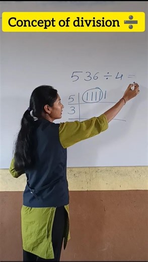 Division by Making Groups😇. #maths#education #school