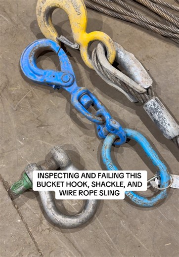 Inspecting and Failing Key Crane Rigging Components