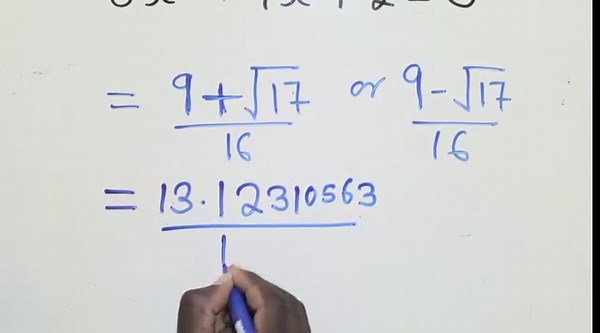 Quadratic equations are very important. Let's solve this one.👇 | Jacob Sichamba Online Math