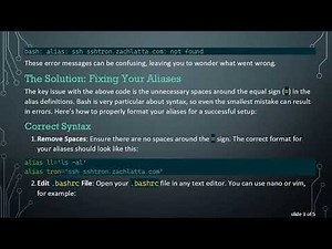 How to Create an Alias for SSH Commands in Your .bashrc File
