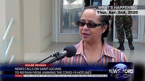 Tonight at 7 in the HTS News4orce. Prime Minister Allen Chastanet urges Saint Lucians to reduce consumption in the face of the Covid-19 crisis ==== The Economic Development Minister indicates that the Monday April 6th 2020 shopping reprieve is not set in stone-the news comes after scores of Saint Lucians over-run mom-and-pop stores across the island ==== The National Emergency Management Organization calls on Saint Lucians to refrain from jamming the Covid-19 hotlines with unnecessary calls ====