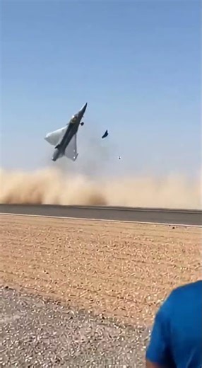 Indian Fighter Jet Wing Snaps During Intense High Speed Training Flight