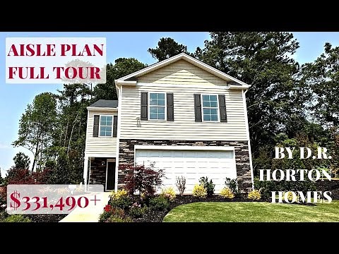 AISLE FLOORPLAN by DR Horton Homes | Riley's Meadow Haw River, NC | 4 bedroom new construction home