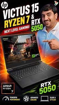 Hp Victus Ryzen 7 260 & RTX5050 - Best Gaming Laptop in 2026